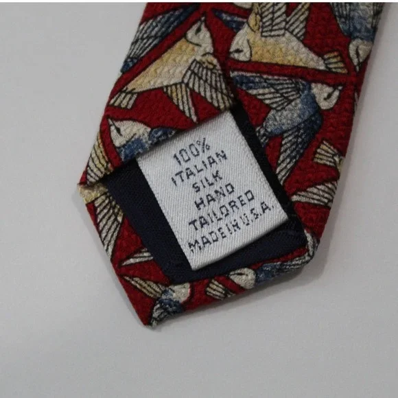 LOT Vintage Paul Fredrick Silk Neckties Lot Patterned‎ Dress Ties 100% silk